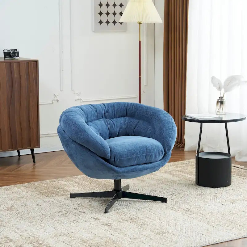 Fauteuil club pivotant/Fauteuil d'appoint avec coussin amovible