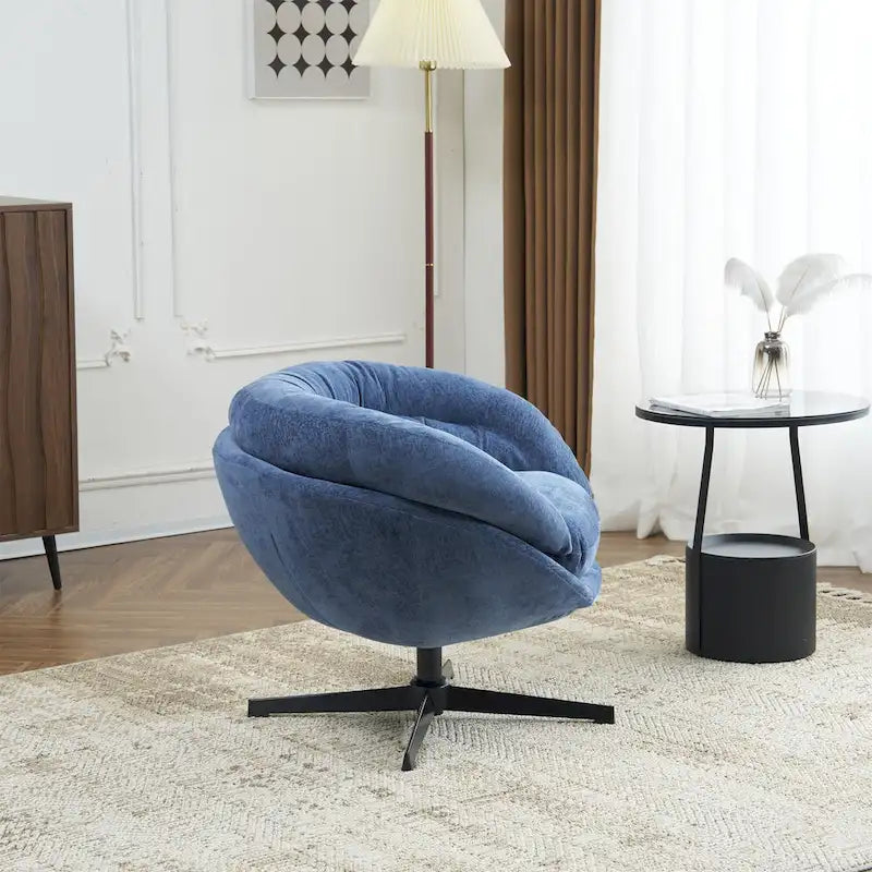 Fauteuil club pivotant/Fauteuil d'appoint avec coussin amovible