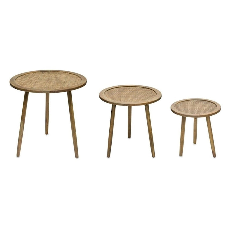 Tables d'appoint rondes marron