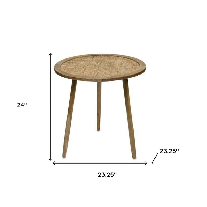 Tables d'appoint rondes marron