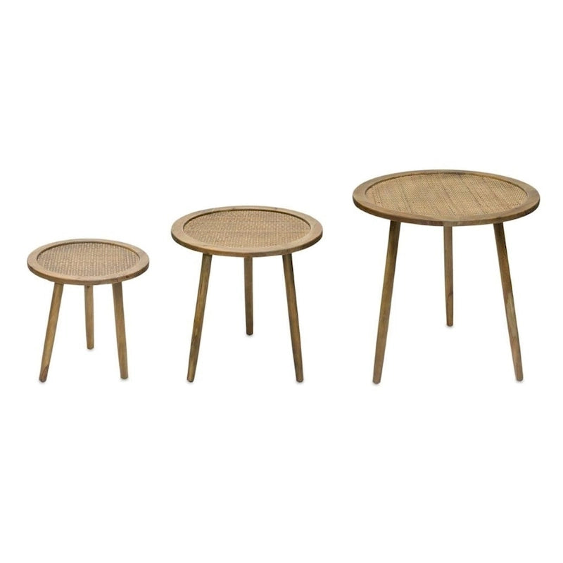 Tables d'appoint rondes marron