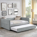 Lit de repos gigogne complet en tissu bouclette