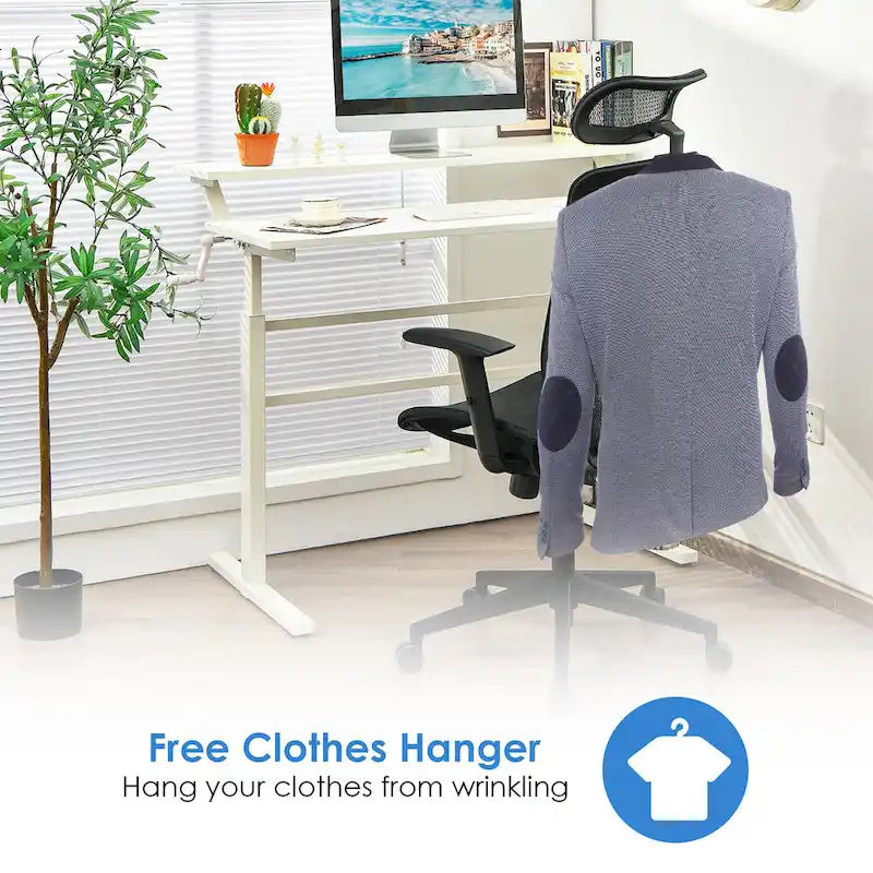 Chaise de bureau ergonomique à dossier haut en maille avec repose-pieds inclinable