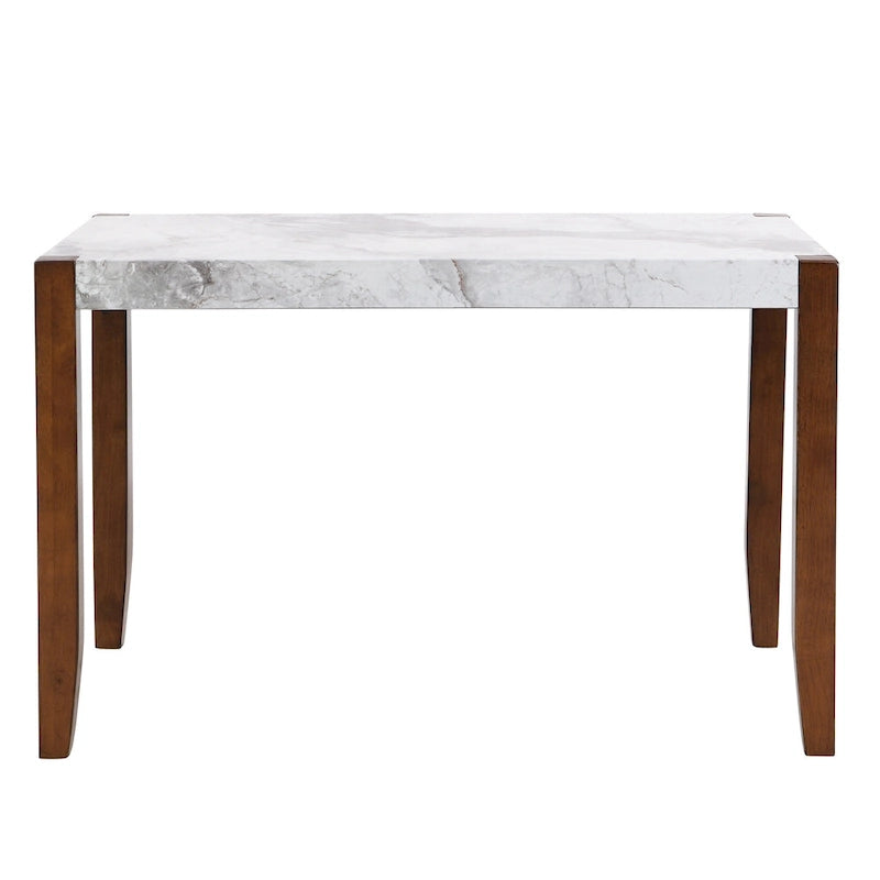 Table et chaises de salle à manger rectangulaires de style moderne