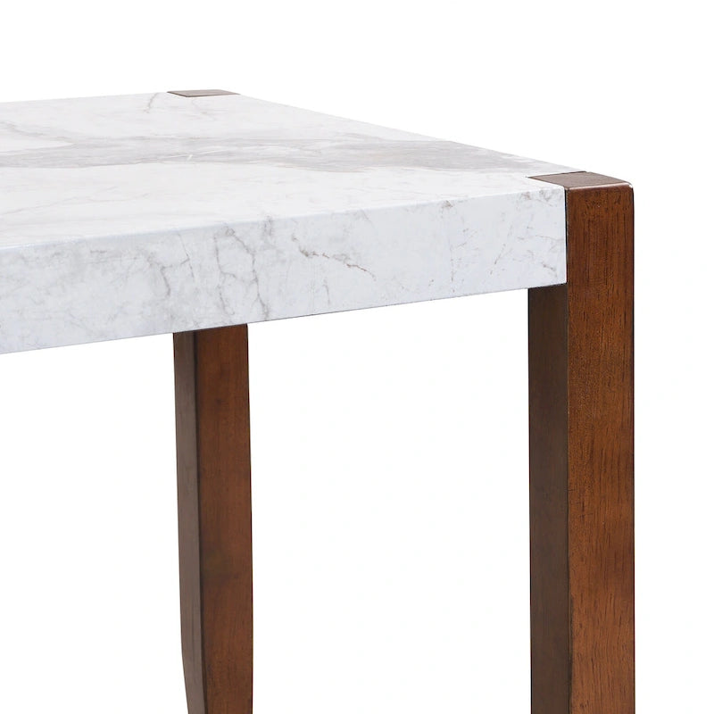Table et chaises de salle à manger rectangulaires de style moderne