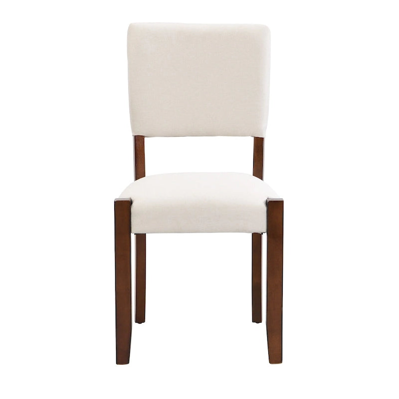 Table et chaises de salle à manger rectangulaires de style moderne