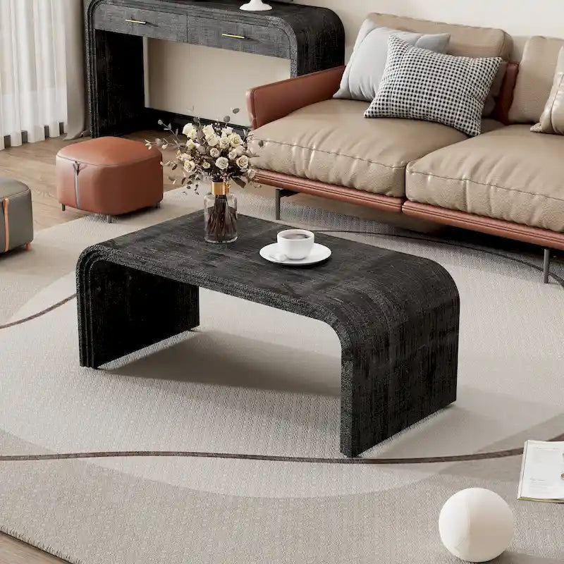 Table basse incurvée de style Art déco