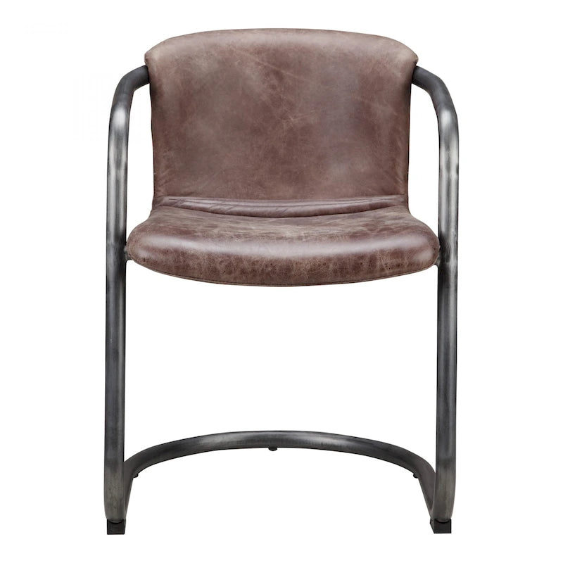 Chaises de salle à manger modernes en cuir