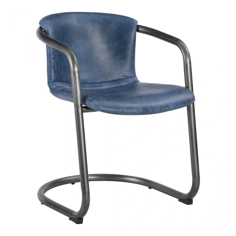 Chaises de salle à manger modernes en cuir