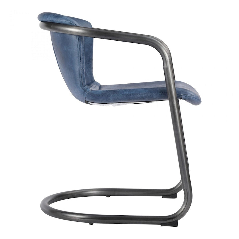 Chaises de salle à manger modernes en cuir