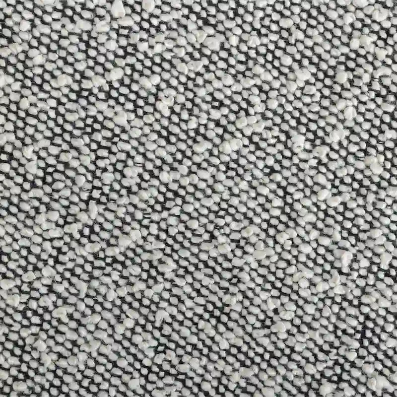 Chaises de salle à manger rondes modernes en tissu bouclé, lot de 2