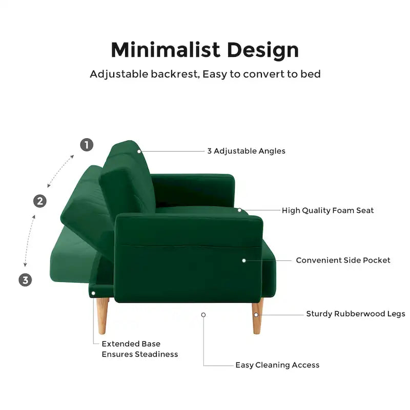 Canapé-lit convertible moderne