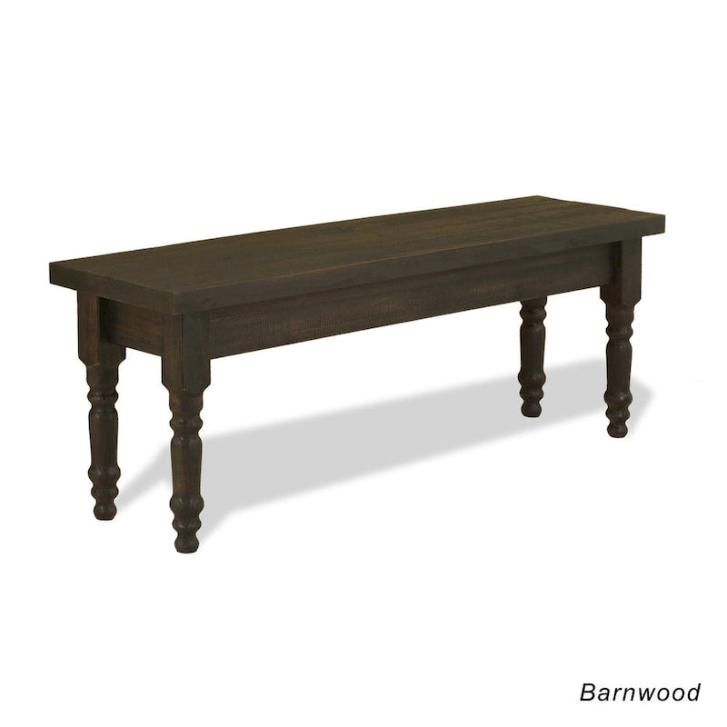 Banc de salle à manger en bois massif Grain Wood Furniture
