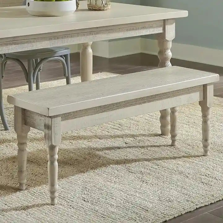Banc de salle à manger en bois massif Grain Wood Furniture