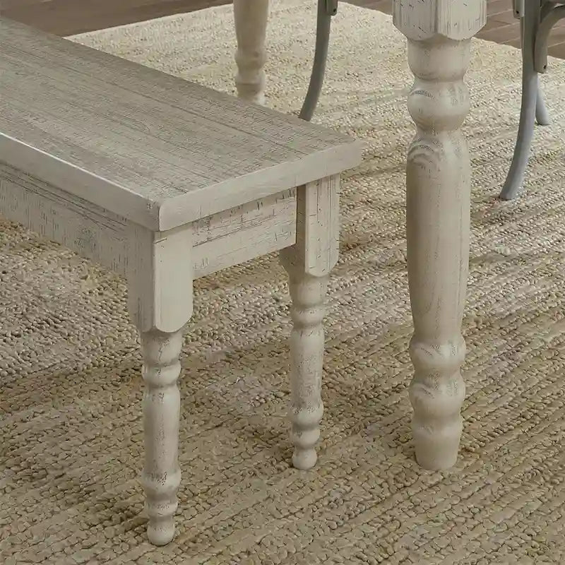 Banc de salle à manger en bois massif Grain Wood Furniture