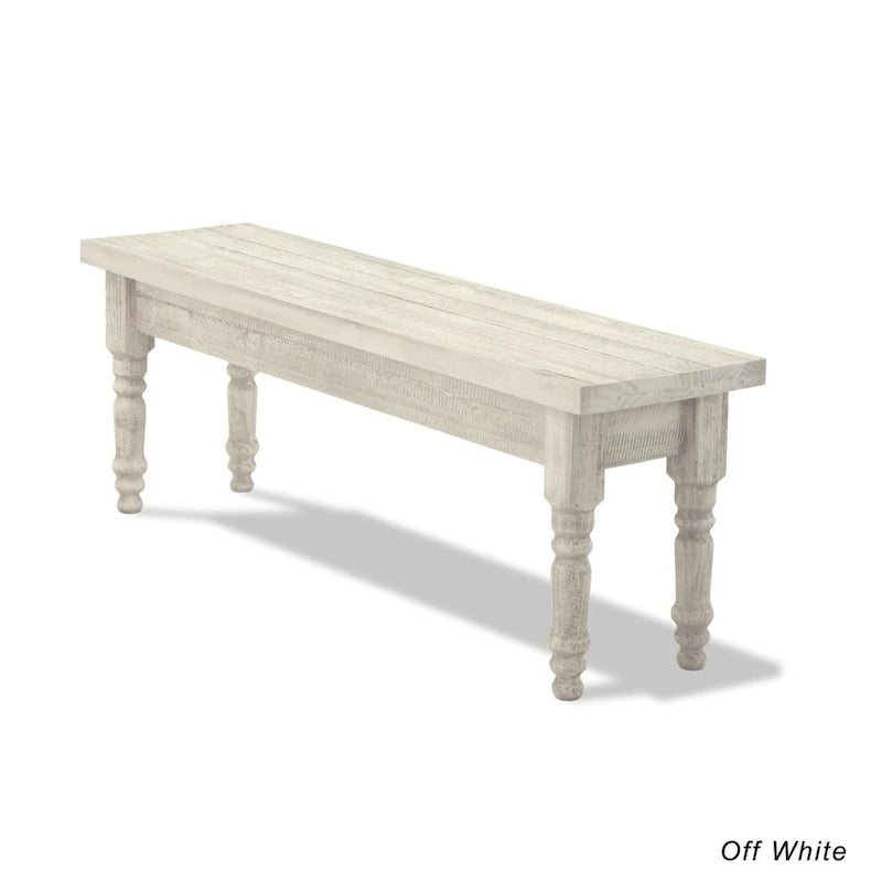 Banc de salle à manger en bois massif Grain Wood Furniture