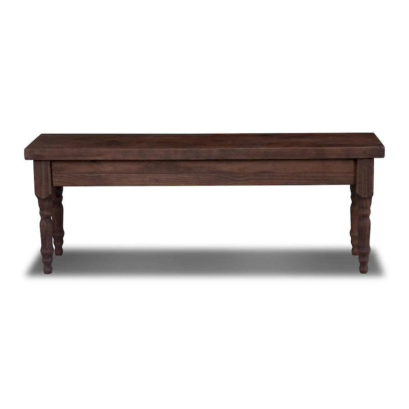 Banc de salle à manger en bois massif Grain Wood Furniture
