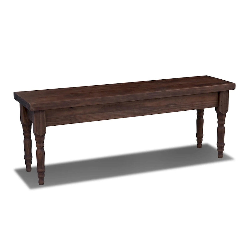 Banc de salle à manger en bois massif Grain Wood Furniture