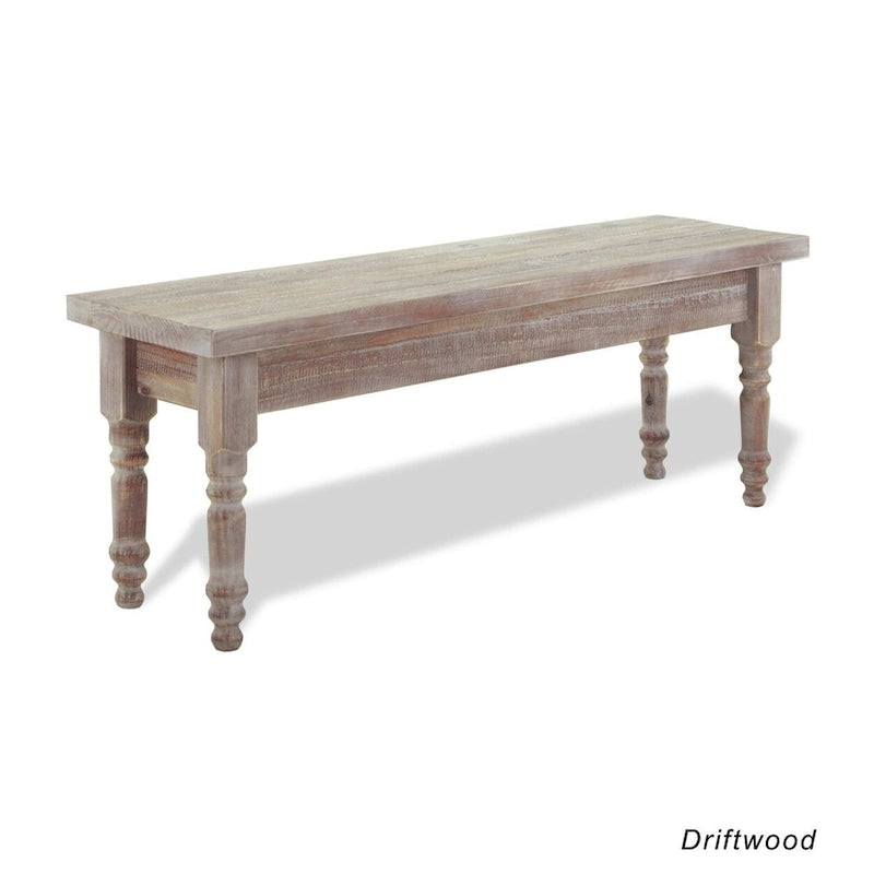 Banc de salle à manger en bois massif Grain Wood Furniture