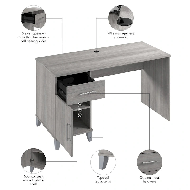 Bureau avec tiroirs