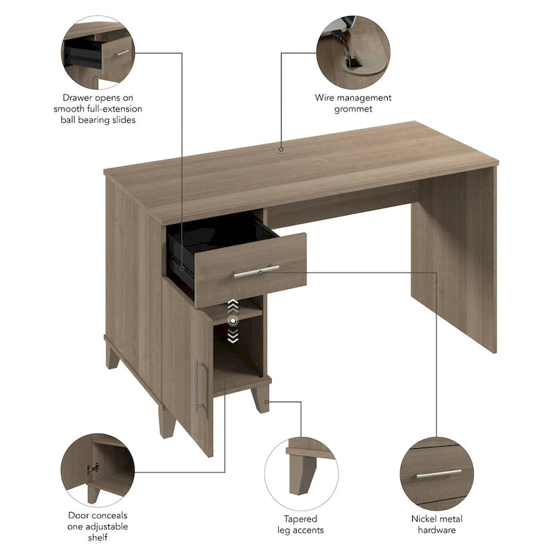 Bureau avec tiroirs