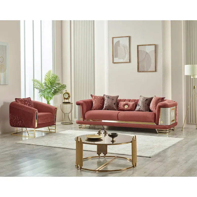 Mobilier de salon (1 canapé et 1 fauteuil)