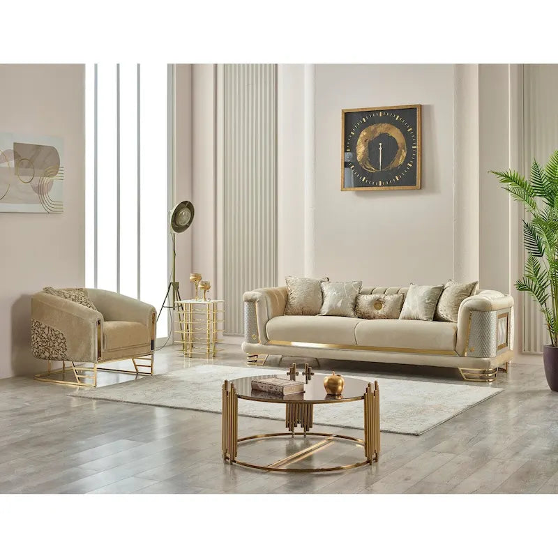 Mobilier de salon (1 canapé et 1 fauteuil)