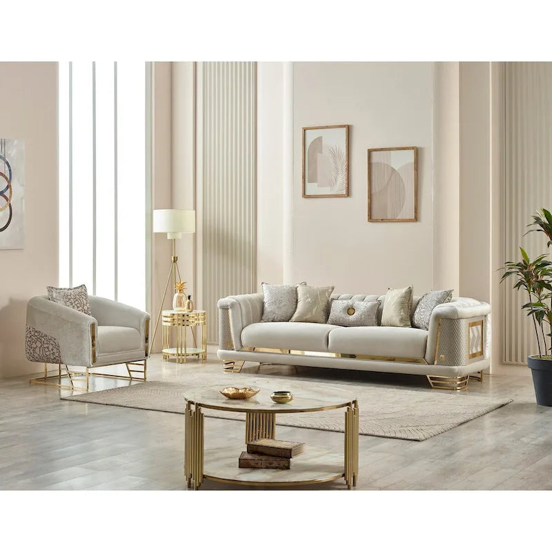 Mobilier de salon (1 canapé et 1 fauteuil)