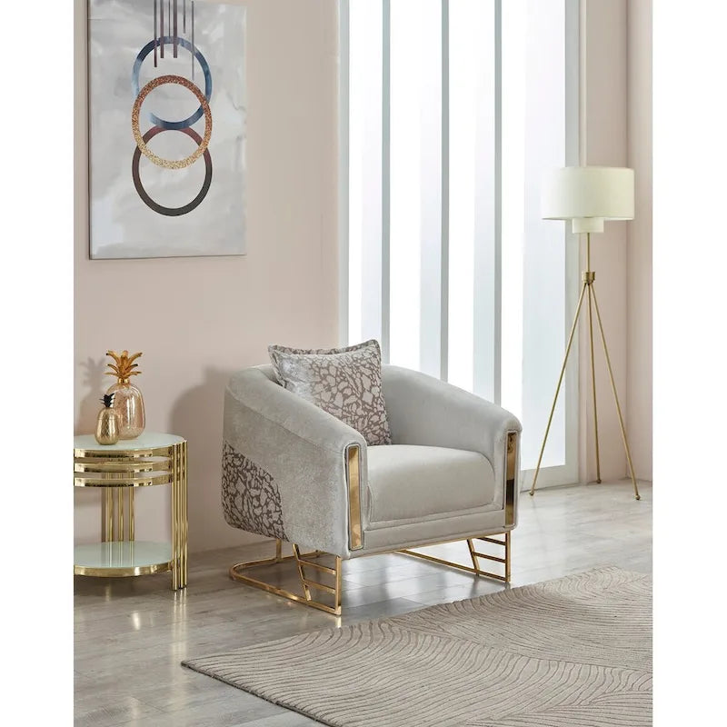 Mobilier de salon (1 canapé et 1 fauteuil)