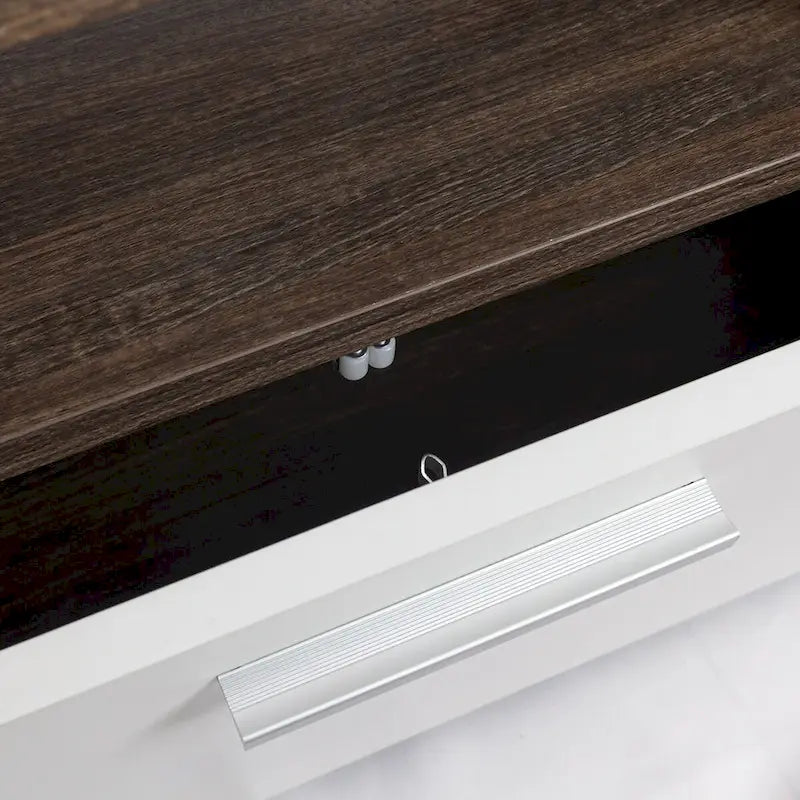 Meuble TV en pouces pour téléviseurs jusqu'à 55 pouces avec lumières LED à changement de couleur